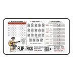 Flip Pick Guitar Reference Desk Mat | Chord Charts, Scales & Major Keys