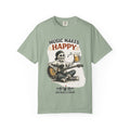 Music Makes Happy -  Vintage Guitarist Graphic Tee