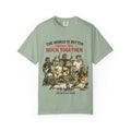 The World is Better When We Rock Together -  Vintage Music Lovers Graphic Tee