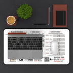 Flip Pick Guitar Reference Desk Mat | Chord Charts, Scales & Major Keys