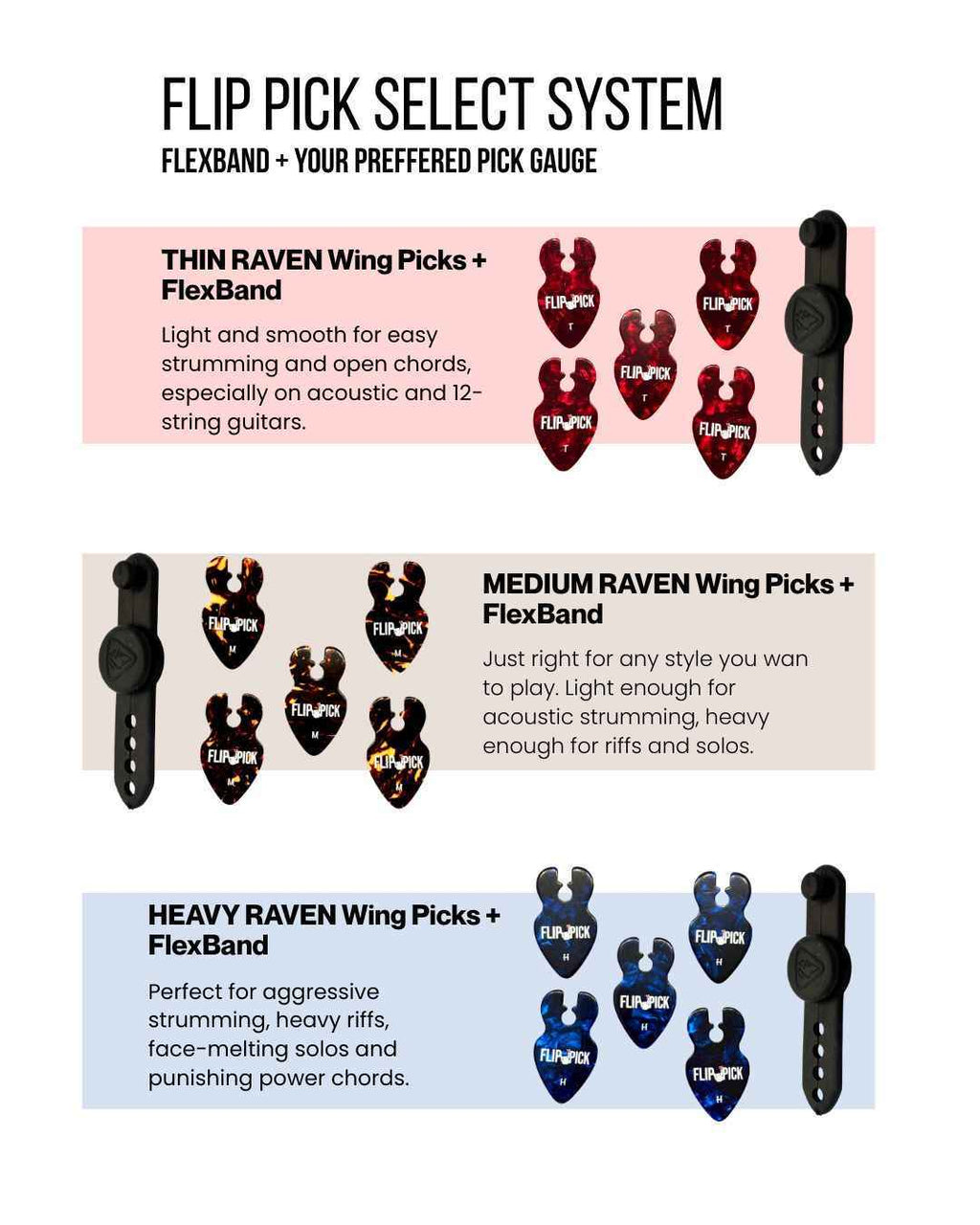 Next Generation Flip Pick Select System