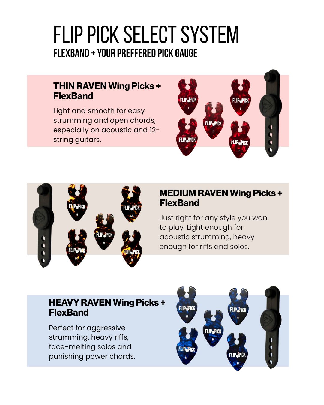 Next Generation Flip Pick Select System