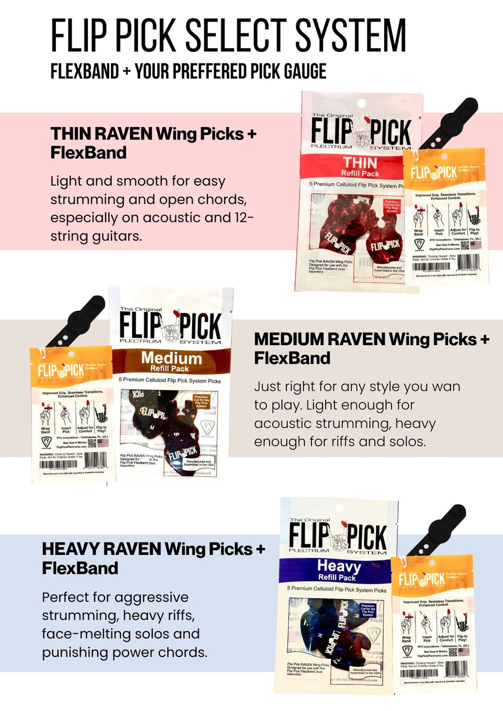 Next Generation Flip Pick Select System