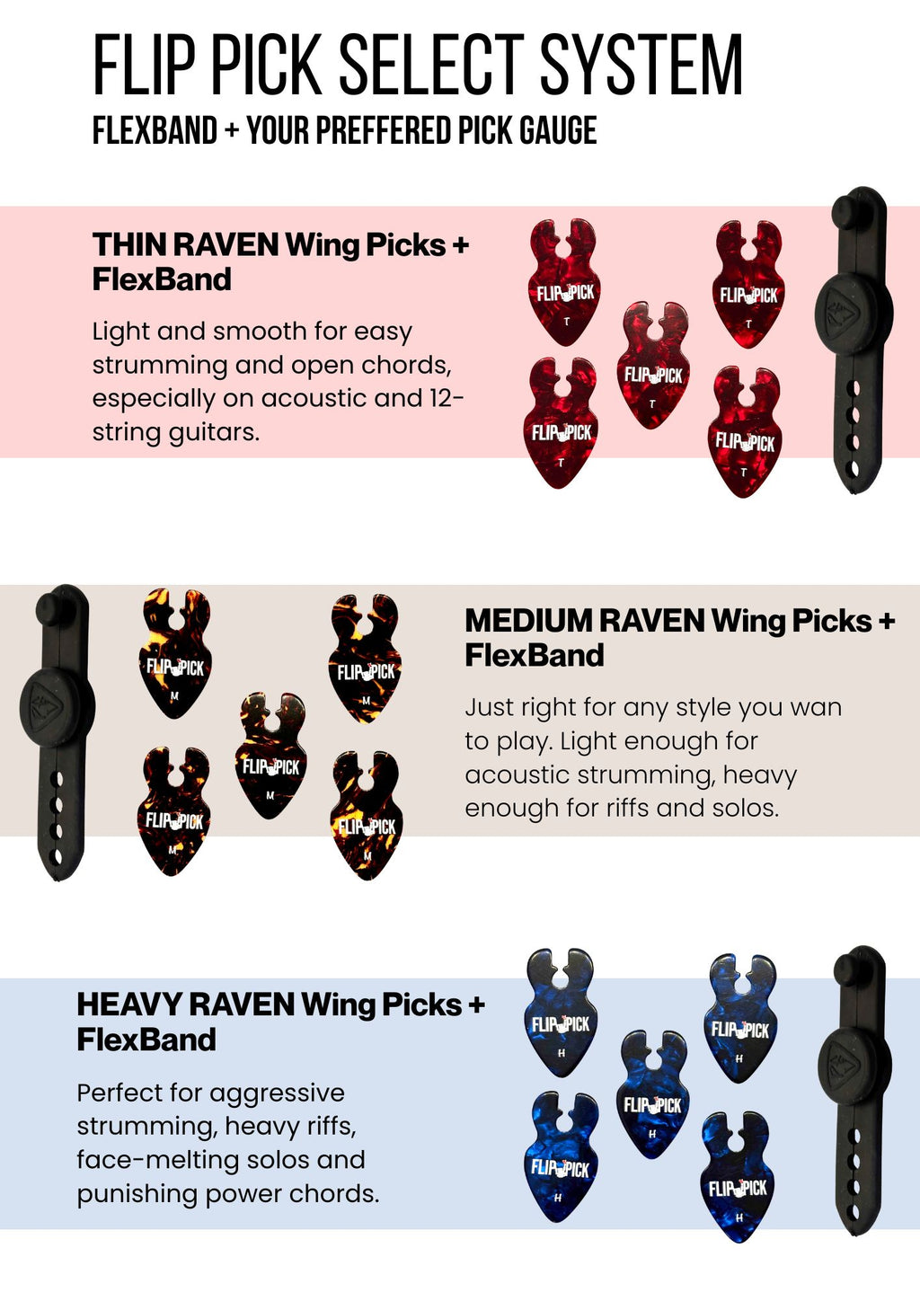 Next Generation Flip Pick Select System