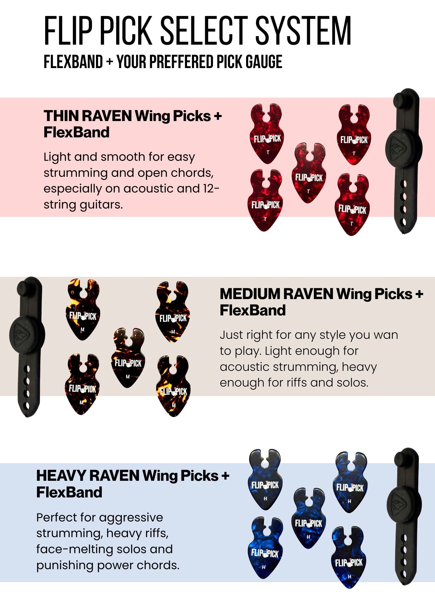 Next Generation Flip Pick Select System