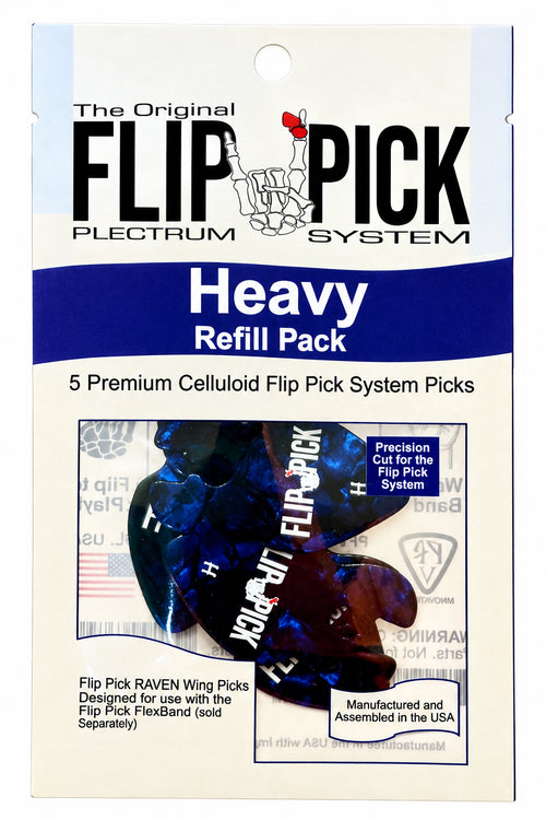 RAVEN Wing™ Pick Refresh Pack - Heavy .038" (FlexBand™ Sold Separately)