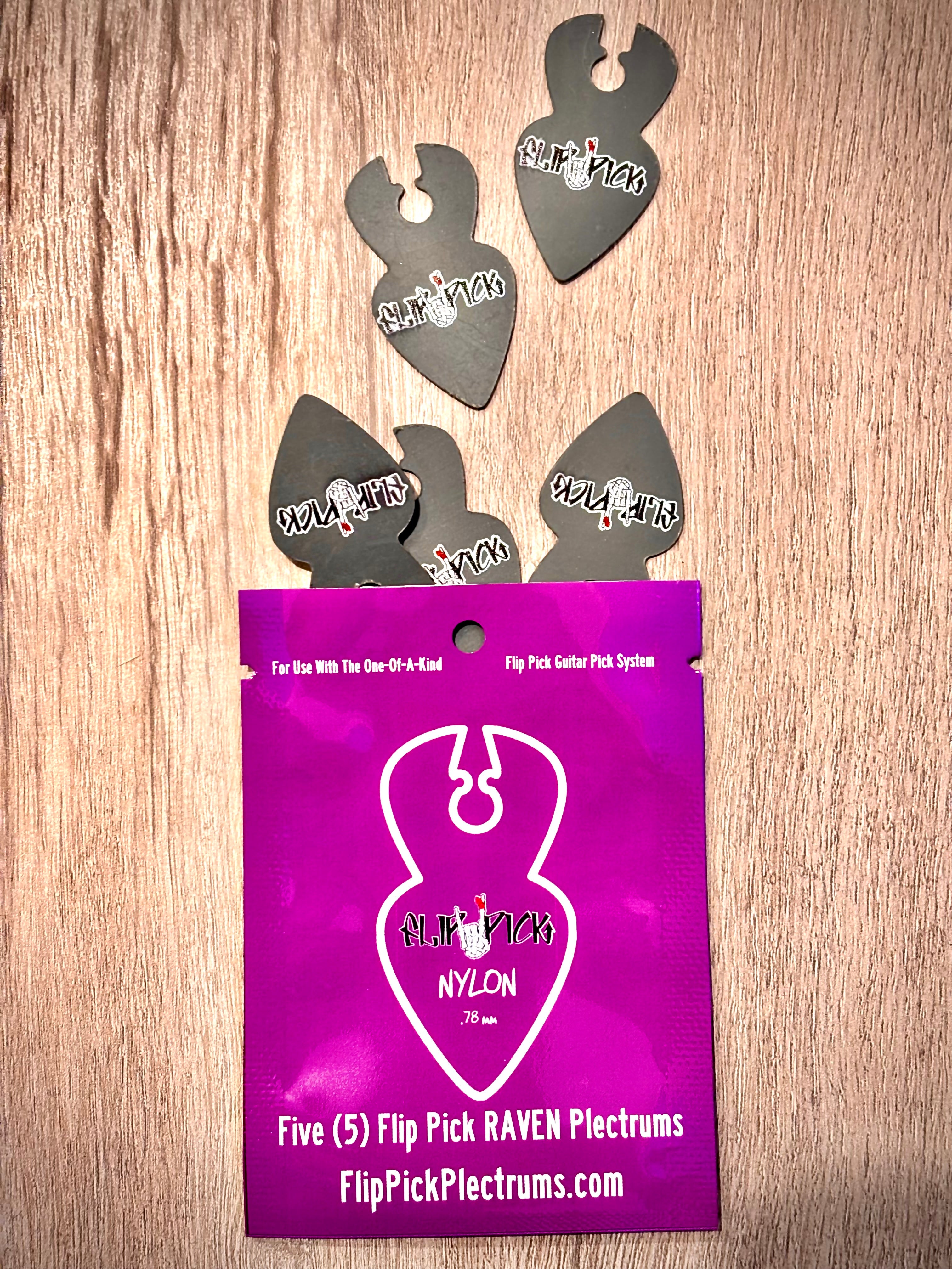 RAVEN Nylon Guitar Picks (.78mm) — Classic Nylon Feel with Added Control image 3