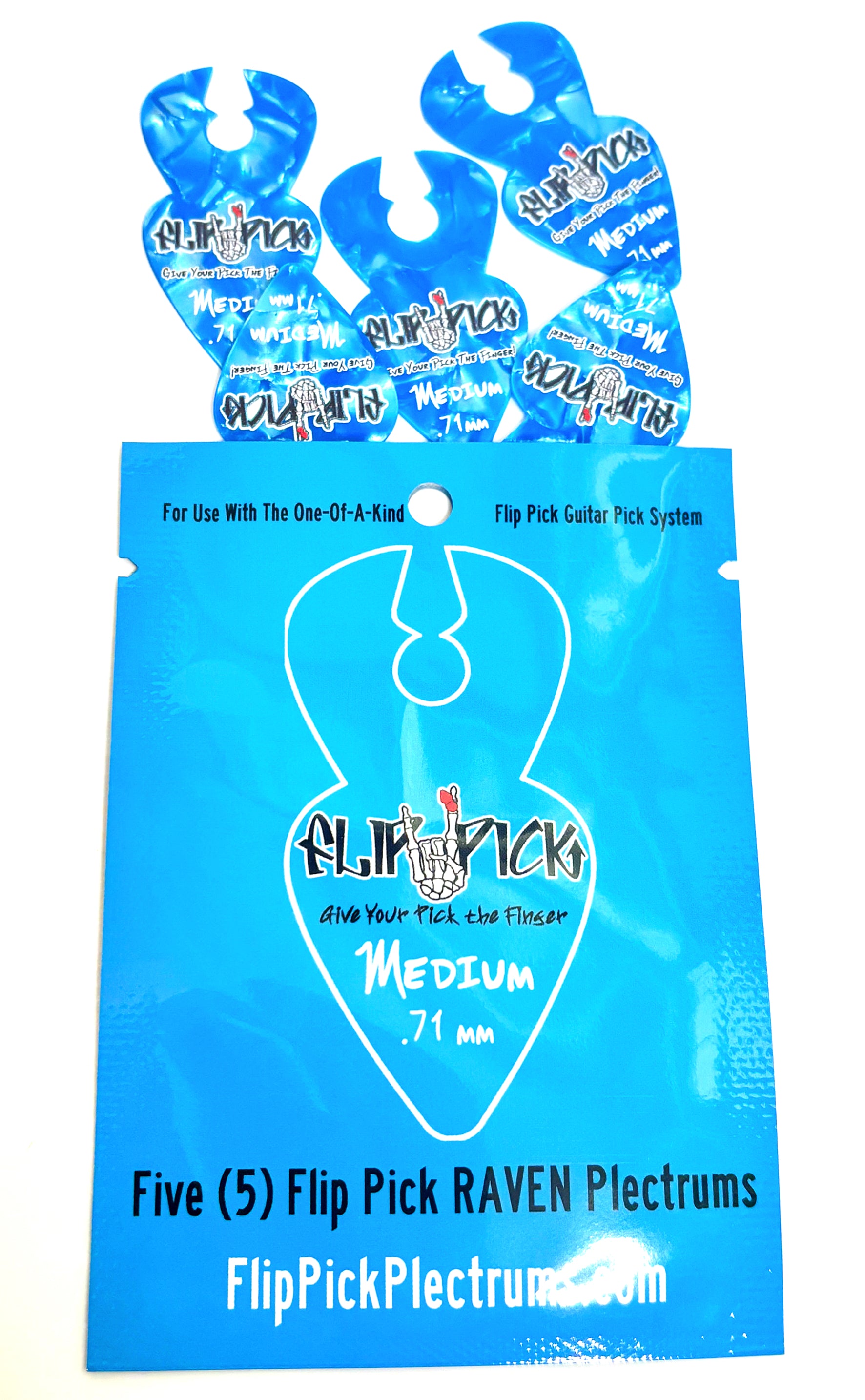 RAVEN Pick Refresh Pack - Medium (.71 mm) - Pack of 5 (Strap Sold Separately) image 0
