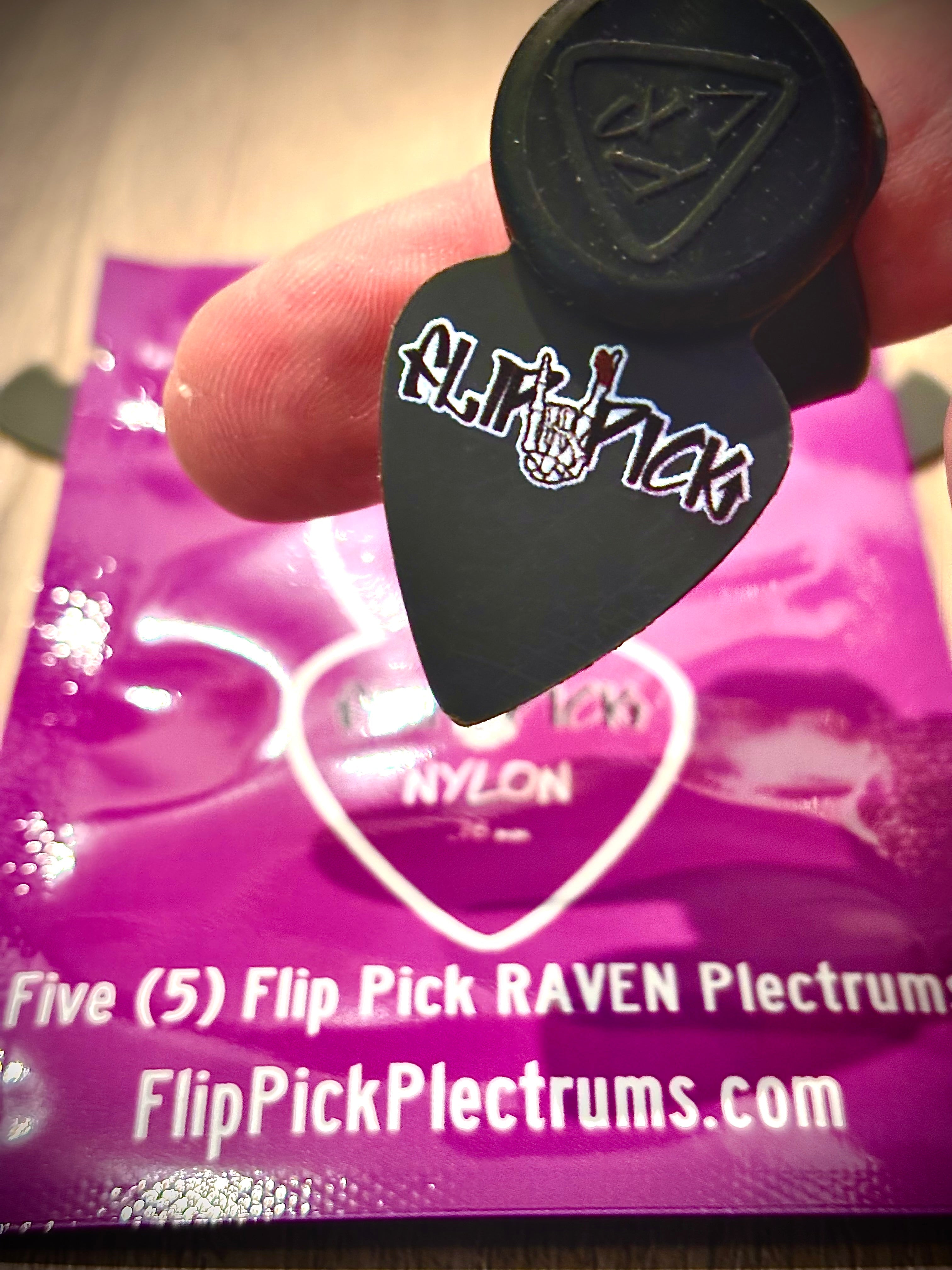 RAVEN Nylon Guitar Picks (.78mm) — Classic Nylon Feel with Added Control image 2