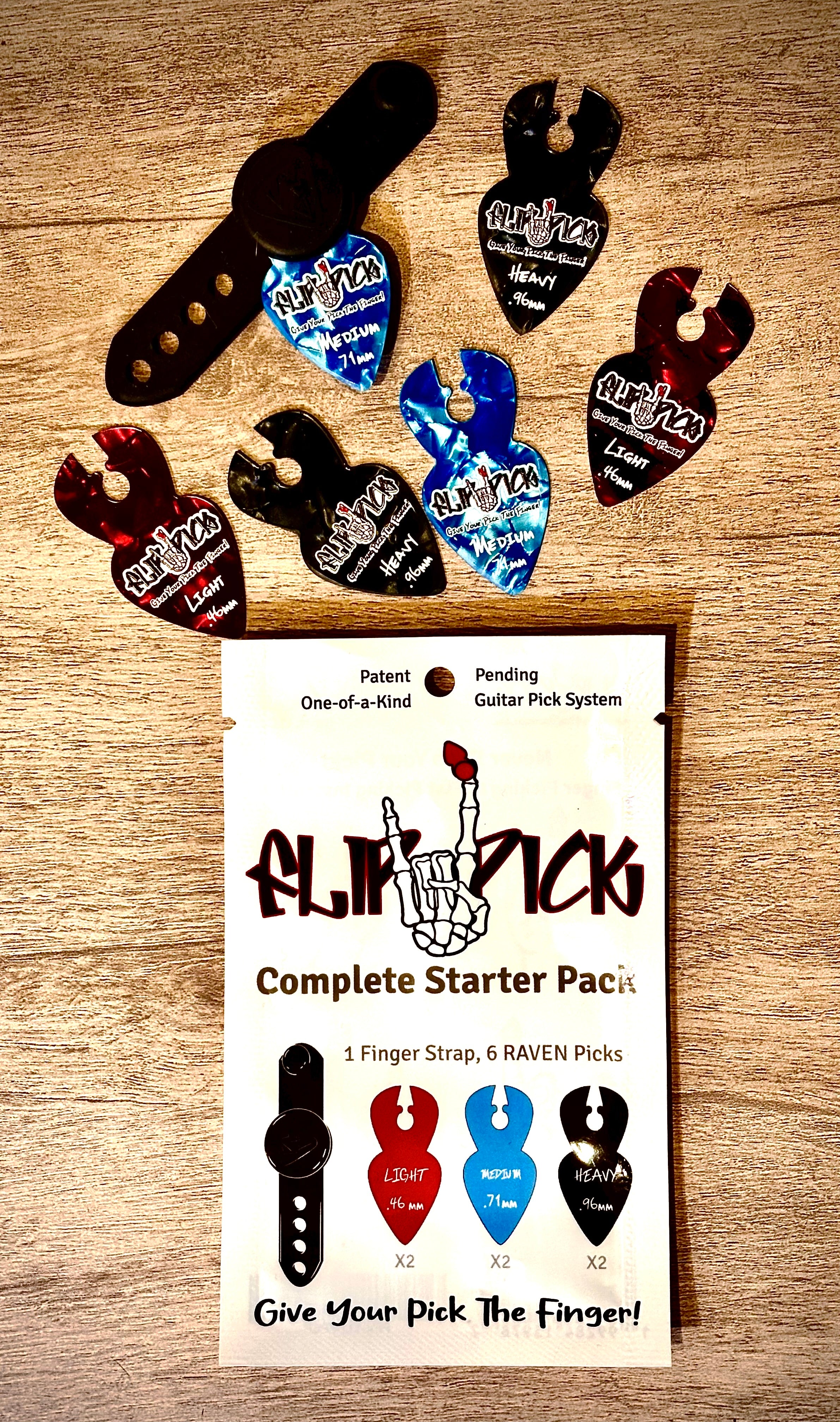 Flip Pick Starter Pack: Never Drop a Pick Again. Instantly Switch Playing Styles image 8