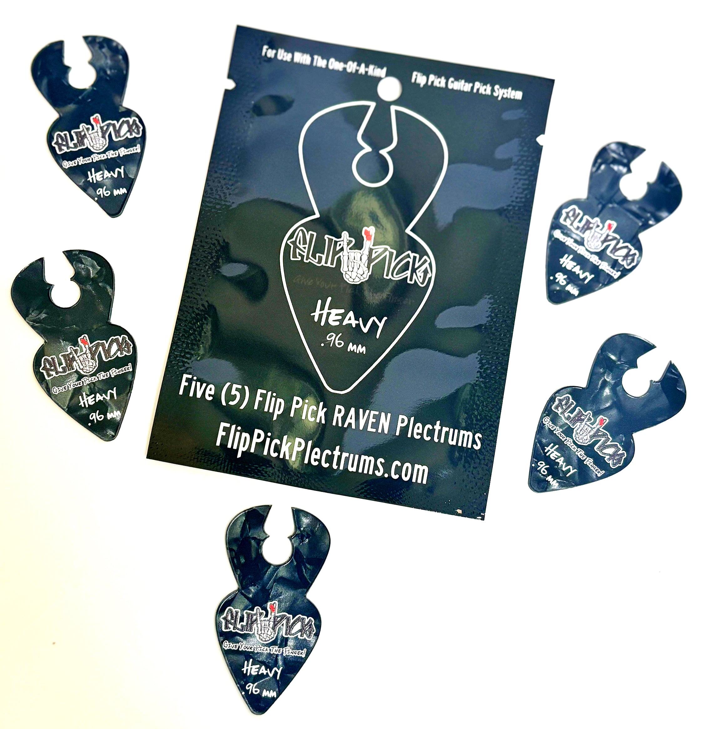 RAVEN Pick Refresh Pack - Heavy (.96 mm) - Pack of 5 (Strap Sold Separately) image 2