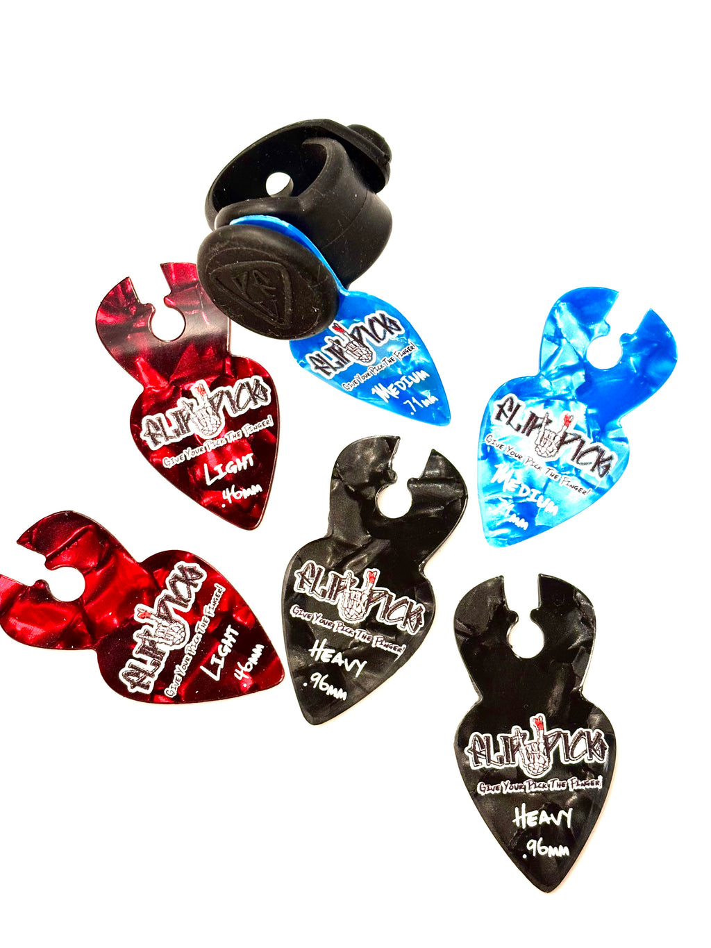 Flip Pick Starter Pack: Never Drop a Pick Again. Instantly Switch Playing Styles image 3