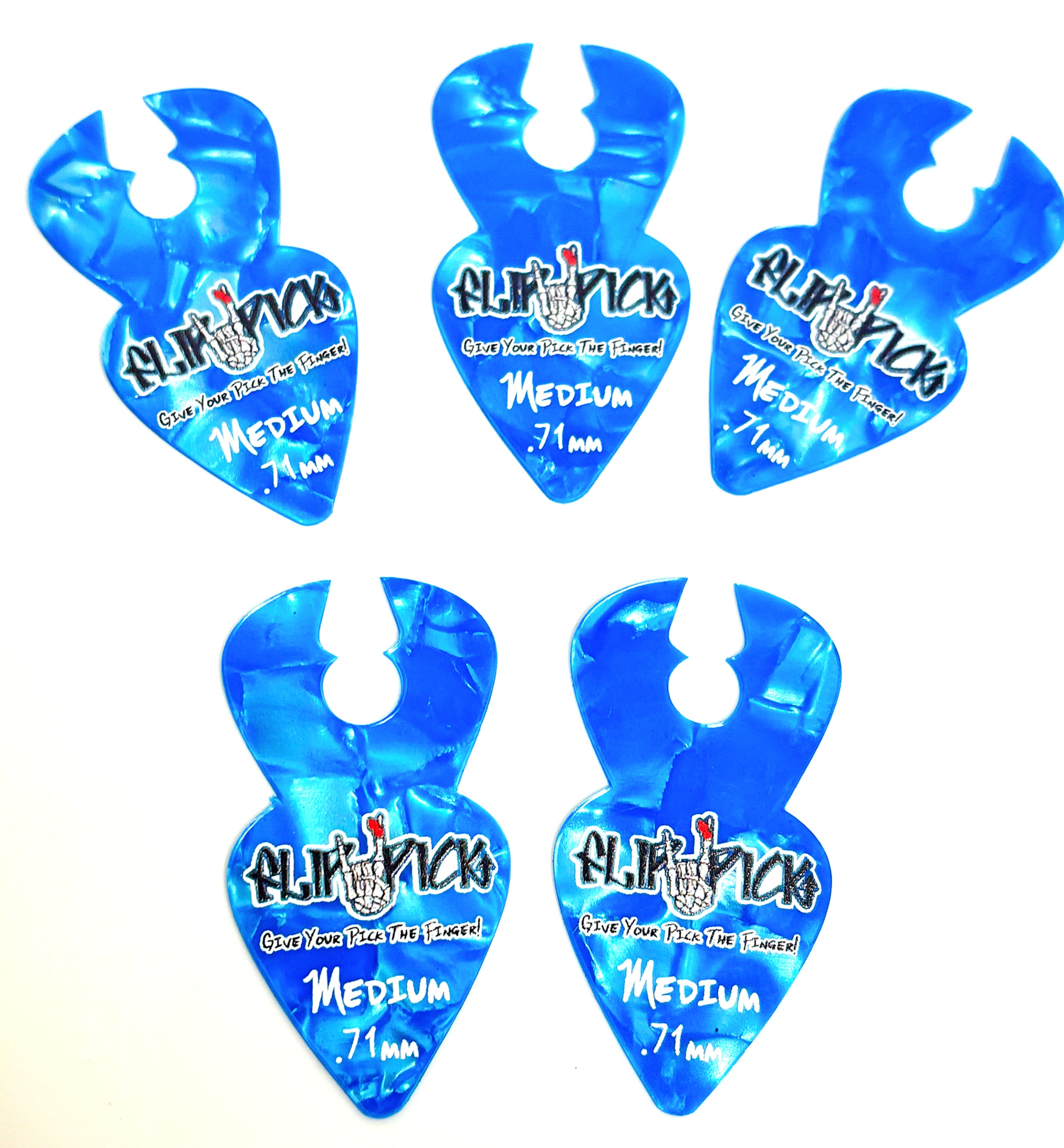 RAVEN Pick Refresh Pack - Medium (.71 mm) - Pack of 5 (Strap Sold Separately) image 3